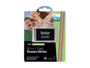 Vivitar VIV-RW-50 50-in-1 USB 2.0 Card Reader/Writer Vivitar VIV-RW-50 50-in-1 USB 2.0 Card Reader/Writer