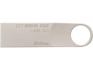 Kingston 64GB DataTraveler SE9 G2 USB 3.0 Flash Drive, Speed Up to 100MB/s (DTSE9G2/64GB) Kingston 64GB DataTraveler SE9 G2 USB 3.0 Flash Drive, Speed Up to 100MB/s (DTSE9G2/64GB)