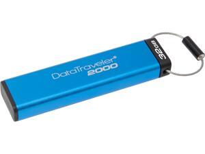 Kingston DataTraveler 2000 32GB Keypad USB Flash Drive 256-bit AES in XTS Mode Model DT2000/32GB Kingston DataTraveler 2000 32GB Keypad USB Flash Drive 256-bit AES in XTS Mode Model DT2000/32GB