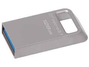 Kingston DataTraveler Micro 3.1 128GB USB 3.1/3.0 Metal Ultra-compact Flash Drive Model DTMC3/128GB Kingston DataTraveler Micro 3.1 128GB USB 3.1/3.0 Metal Ultra-compact Flash Drive Model DTMC3/128GB