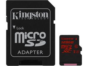 Kingston 128GB Flash Card + SD Adapter Model SDCA3/128GB Kingston 128GB Flash Card + SD Adapter Model SDCA3/128GB