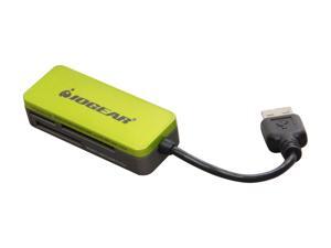 IOGEAR GFR209W6 USB 2.0 Support SD, SDHC, microSD, microSDHC, Mini SD, MMC, Memory Stick, and MS Duo, 12-in-1 FlashCard Reader/ Writer IOGEAR GFR209W6 USB 2.0 Support SD, SDHC, microSD, microSDHC, Mini SD, MMC, Memory Stick, and MS Duo, 12-in-1 FlashCard Reader/ Writer