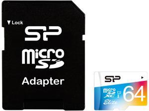 Silicon Power 64GB up to 85MB/s MicroSDXC UHS-1 Class10, Elite Flash Memory Card with Adaptor Silicon Power 64GB up to 85MB/s MicroSDXC UHS-1 Class10, Elite Flash Memory Card with Adaptor
