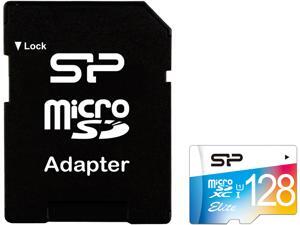 Silicon Power 128GB up to 75 MB/s MicroSDXC UHS-1 Class10, Elite Flash Memory Card with Adaptor Silicon Power 128GB up to 75 MB/s MicroSDXC UHS-1 Class10, Elite Flash Memory Card with Adaptor