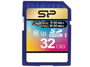 Silicon Power 32GB Superior Pro SDHC UHS-I/U3 Class 10 Memory Card, Speed Up to 90MB/s (SP032GBSDHCU3V10) Silicon Power 32GB Superior Pro SDHC UHS-I/U3 Class 10 Memory Card, Speed Up to 90MB/s (SP032GBSDHCU3V10)