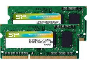 Silicon Power 8GB (2 x 4GB) 204-Pin DDR3 SO-DIMM DDR3L 1600 (PC3L 12800) Laptop Memory Model SP008GLSTU160N22NE Silicon Power 8GB (2 x 4GB) 204-Pin DDR3 SO-DIMM DDR3L 1600 (PC3L 12800) Laptop Memory Model SP008GLSTU160N22NE