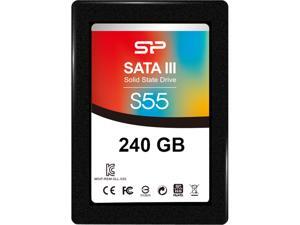 Silicon Power Slim S55 2.5" 240GB SATA III TLC Internal Solid State Drive (SSD) SP240GBSS3S55S25FR Silicon Power Slim S55 2.5" 240GB SATA III TLC Internal Solid State Drive (SSD) SP240GBSS3S55S25FR