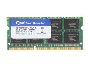 Team 8GB 204-Pin DDR3 SO-DIMM DDR3 1333 Laptop Memory Model TSD38192M1333C9-E Team 8GB 204-Pin DDR3 SO-DIMM DDR3 1333 Laptop Memory Model TSD38192M1333C9-E