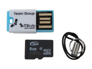 Team 8GB microSDHC Flash Card w/ USB2.0 Micro SD Card Reader TR11A1 Model TG008G0MC24C Team 8GB microSDHC Flash Card w/ USB2.0 Micro SD Card Reader TR11A1 Model TG008G0MC24C