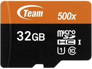 Team 32GB microSDHC UHS-I/U1 Class 10 Memory Card with Adapter, Speed Up to 80MB/s (TUSDH32GUHS03) Team 32GB microSDHC UHS-I/U1 Class 10 Memory Card with Adapter, Speed Up to 80MB/s (TUSDH32GUHS03)