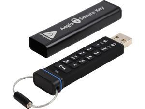 Apricorn Aegis Secure Key 4GB FIPS 140-2 Validated USB 2.0 Flash Drive with PIN Access 256bit AES Encryption Model ASK-256-4GB Apricorn Aegis Secure Key 4GB FIPS 140-2 Validated USB 2.0 Flash Drive with PIN Access 256bit AES Encryption Model ASK-256-4GB
