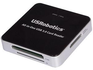 US Robotics USR8420 All-in-one USB 3.0 Card Reader/Writer with Dual SD Slots US Robotics USR8420 All-in-one USB 3.0 Card Reader/Writer with Dual SD Slots