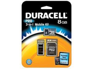 Duracell DU-3IN1C1008G-R 8 GB MicroSD High Capacity (microSDHC) - 1 Card Duracell DU-3IN1C1008G-R 8 GB MicroSD High Capacity (microSDHC) - 1 Card