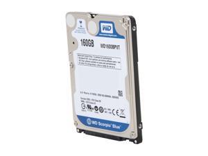 Western Digital Scorpio Blue WD1600BPVT 160GB 5400 RPM 8MB Cache SATA 3.0Gb/s 2.5" Internal Notebook Hard Drive Bare Drive Western Digital Scorpio Blue WD1600BPVT 160GB 5400 RPM 8MB Cache SATA 3.0Gb/s 2.5" Internal Notebook Hard Drive Bare Drive
