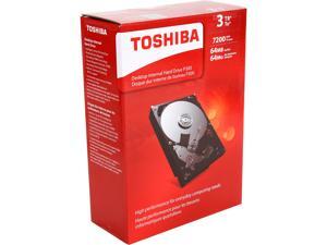 TOSHIBA P300 3TB Desktop Hard Drive 7200 RPM 64MB Cache SATA 6.0Gb/s 3.5" Internal Hard Drive Retail Packaging HDWD130XZSTA TOSHIBA P300 3TB Desktop Hard Drive 7200 RPM 64MB Cache SATA 6.0Gb/s 3.5" Internal Hard Drive Retail Packaging HDWD130XZSTA