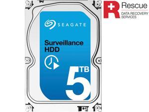 Seagate Surveillance HDD ST5000VX0011 5TB 128MB Cache SATA 6.0Gb/s Internal Hard Drive + Rescue Data Recovery Services Seagate Surveillance HDD ST5000VX0011 5TB 128MB Cache SATA 6.0Gb/s Internal Hard Drive + Rescue Data Recovery Services