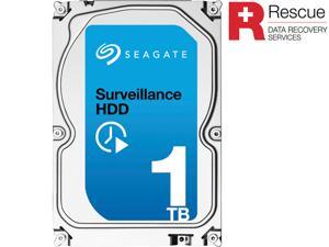 Seagate Surveillance HDD ST1000VX003 1TB 64MB Cache SATA 6.0Gb/s 3.5" Internal Hard Drive + Rescue Data Recovery Services Seagate Surveillance HDD ST1000VX003 1TB 64MB Cache SATA 6.0Gb/s 3.5" Internal Hard Drive + Rescue Data Recovery Services