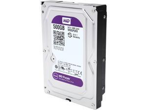 WD Purple 500GB Surveillance Hard Disk Drive - 5400 RPM Class SATA 6Gb/s 64MB Cache 3.5 Inch - WD05PURX WD Purple 500GB Surveillance Hard Disk Drive - 5400 RPM Class SATA 6Gb/s 64MB Cache 3.5 Inch - WD05PURX