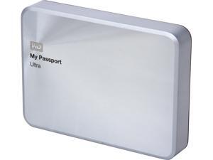 WD 2TB Silver My Passport Ultra Metal Edition Portable External Hard Drive - USB 3.0 - WDBEZW0020BSL-NESN WD 2TB Silver My Passport Ultra Metal Edition Portable External Hard Drive - USB 3.0 - WDBEZW0020BSL-NESN