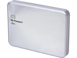 WD 1TB Silver My Passport Ultra Metal Edition Portable External Hard Drive - USB 3.0 - WDBTYH0010BSL-NESN WD 1TB Silver My Passport Ultra Metal Edition Portable External Hard Drive - USB 3.0 - WDBTYH0010BSL-NESN