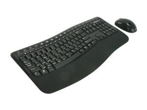 Microsoft Wireless Comfort Desktop 5000 CSD-00001 Black USB RF Wireless Ergonomic Keyboard & Mouse Microsoft Wireless Comfort Desktop 5000 CSD-00001 Black USB RF Wireless Ergonomic Keyboard & Mouse