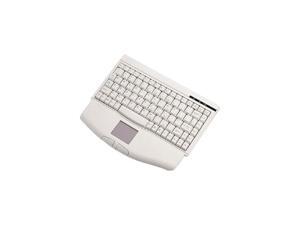 SolidTek KB-540U White USB Wired Mini Keyboard with Built-in TouchPad SolidTek KB-540U White USB Wired Mini Keyboard with Built-in TouchPad