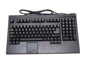 SolidTek KB-730BU Black USB Wired Mini Keyboard Built-in Touch-Pad SolidTek KB-730BU Black USB Wired Mini Keyboard Built-in Touch-Pad
