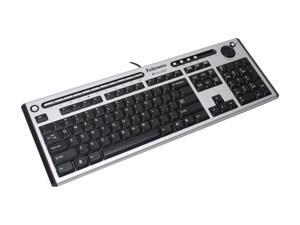 Fellowes 9893301 Silver/Black USB Wired Standard Microban Multi Media Keyboard Fellowes 9893301 Silver/Black USB Wired Standard Microban Multi Media Keyboard