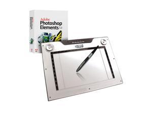 Adesso CyberTablet M14 12.00" x 7.50" Widescreen Media USB Graphic Tablet, 4000 lpi dual mode, 34 programmable Macro keys and bundle with Arcsoft PhotoStudio 6 & Artrage 2.6 Adesso CyberTablet M14 12.00" x 7.50" Widescreen Media USB Graphic Tablet, 4000 lpi dual mode, 34 programmable Macro keys and bundle with Arcsoft PhotoStudio 6 & Artrage 2.6