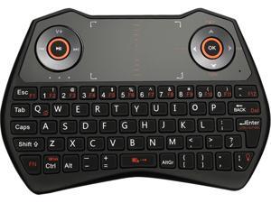 Adesso WKB-4020UB 2.4GHz wireless Palm size touchpad keyboard Remote for smart TV, Android TV box, Projector, Playstation, Gaming Consoles and media center Adesso WKB-4020UB 2.4GHz wireless Palm size touchpad keyboard Remote for smart TV, Android TV box, Projector, Playstation, Gaming Consoles and media center