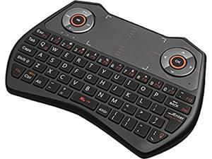 Adesso WKB-4020UB 2.4GHz wireless Palm size touchpad keyboard Remote for smart TV, Android TV box, Projector, Playstation, Gaming Consoles and media center Adesso WKB-4020UB 2.4GHz wireless Palm size touchpad keyboard Remote for smart TV, Android TV box, Projector, Playstation, Gaming Consoles and media center