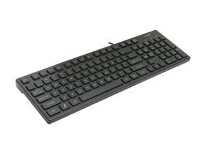 i-rocks KR-6401-BK Black USB Wired Slim Chocolate Key Style Keyboard i-rocks KR-6401-BK Black USB Wired Slim Chocolate Key Style Keyboard