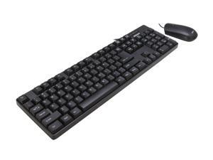 inland 70126 Black USB Wired Standard Keyboard / Mouse Combo inland 70126 Black USB Wired Standard Keyboard / Mouse Combo
