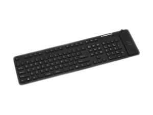 MANHATTAN 177436 Black USB Wired Standard Roll-Up Keyboard MANHATTAN 177436 Black USB Wired Standard Roll-Up Keyboard