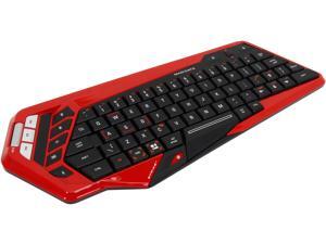Mad Catz S.T.R.I.K.E.M Wireless Keyboard for Android and Windows Smart Devices, PC, and Mac - Red Mad Catz S.T.R.I.K.E.M Wireless Keyboard for Android and Windows Smart Devices, PC, and Mac - Red