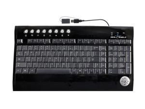 SEAL SHIELD S103 Black USB Wired SILVER SURF Multimedia Keyboard - Dishwasher Safe & Antimicrobial SEAL SHIELD S103 Black USB Wired SILVER SURF Multimedia Keyboard - Dishwasher Safe & Antimicrobial