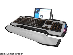 ROCCAT SKELTR Smart Communication RGB Gaming Keyboard - White ROCCAT SKELTR Smart Communication RGB Gaming Keyboard - White