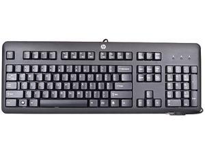 HP QY776AT#ABA Black USB Wired Standard Keyboard HP QY776AT#ABA Black USB Wired Standard Keyboard