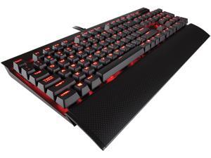 Corsair Gaming K70 RAPIDFIRE Mechanical Keyboard, Backlit Red LED, Cherry MX Speed Corsair Gaming K70 RAPIDFIRE Mechanical Keyboard, Backlit Red LED, Cherry MX Speed