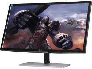 AOC U2879VF 28" Black / Silver 4K AMD FreeSync UHD Professional Gaming LED Monitor, 3840 x 2160, 80000000:1, 300 cd/m2, 16:9, VGA, DVI-D, HDMI, USB, Display Port, Tilt AOC U2879VF 28" Black / Silver 4K AMD FreeSync UHD Professional Gaming LED Monitor, 3840 x 2160, 80000000:1, 300 cd/m2, 16:9, VGA, DVI-D, HDMI, USB, Display Port, Tilt