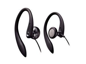 PHILIPS Black SHS3200/28 3.5mm Connector Earbud Earhook Headphone PHILIPS Black SHS3200/28 3.5mm Connector Earbud Earhook Headphone