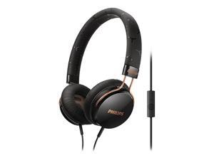 PHILIPS Black SHL5305BK/28 3.5mm Connector FIXIE Stereo Headphone W/ Mic PHILIPS Black SHL5305BK/28 3.5mm Connector FIXIE Stereo Headphone W/ Mic