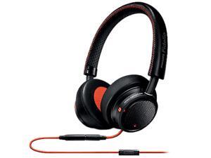 Philips M1MKIIBO/27 Fidelio Premium On-Ear Headphones w/ in-line control and mic - Black/Orange Philips M1MKIIBO/27 Fidelio Premium On-Ear Headphones w/ in-line control and mic - Black/Orange