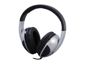 SYBA OG-AUD63050 3.5mm Connector Circumaural Oblanc COBRA Deep Bass Subwoofer 2.1 Stereo Headphone with Built-in Battery, Twin Volume & Bass Controls, SILVER SYBA OG-AUD63050 3.5mm Connector Circumaural Oblanc COBRA Deep Bass Subwoofer 2.1 Stereo Headphone with Built-in Battery, Twin Volume & Bass Controls, SILVER