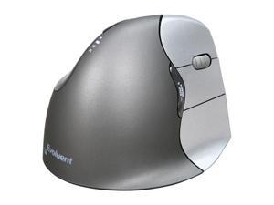 Evoluent VM4R Silver/Black 1 x Wheel USB Wired Laser Vertical Mouse Evoluent VM4R Silver/Black 1 x Wheel USB Wired Laser Vertical Mouse
