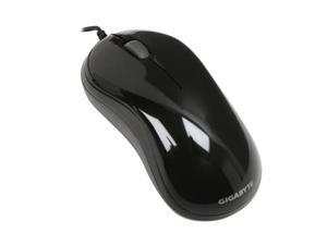 GIGABYTE GM-M5050 Glossy Black 1 x Wheel USB Wired Optical Curvey Mouse GIGABYTE GM-M5050 Glossy Black 1 x Wheel USB Wired Optical Curvey Mouse