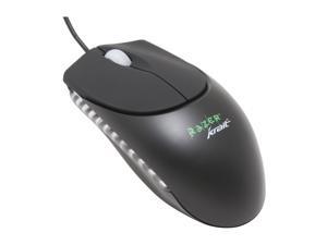 RAZER KRAIT RZ01-00110100-R2M1 Black 3 Buttons 1 x Wheel USB Wired Optical Mouse RAZER KRAIT RZ01-00110100-R2M1 Black 3 Buttons 1 x Wheel USB Wired Optical Mouse