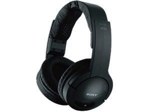 SONY Black MDR-RF985RK Audio In : Analog Phono Input (left/right), Analog Stereo Input mini jack (x1) Connector Wireless Radio Frequency Headphones SONY Black MDR-RF985RK Audio In : Analog Phono Input (left/right), Analog Stereo Input mini jack (x1) Connector Wireless Radio Frequency Headphones