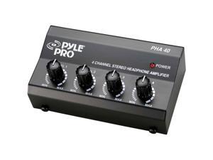 Pyle Pro PHA40 4-Channel Stereo Headphone Amplifier Pyle Pro PHA40 4-Channel Stereo Headphone Amplifier