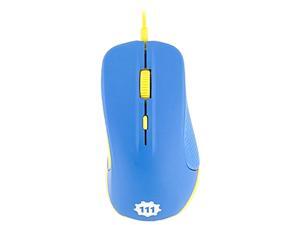 SteelSeries Rival 300 Fallout 4 Edition 62352 Blue 6 Buttons 1 x Wheel Wired Optical Gaming Mice SteelSeries Rival 300 Fallout 4 Edition 62352 Blue 6 Buttons 1 x Wheel Wired Optical Gaming Mice